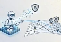 Esquema comparativo de SEO y GEO en la estrategia de visibilidad de una marca